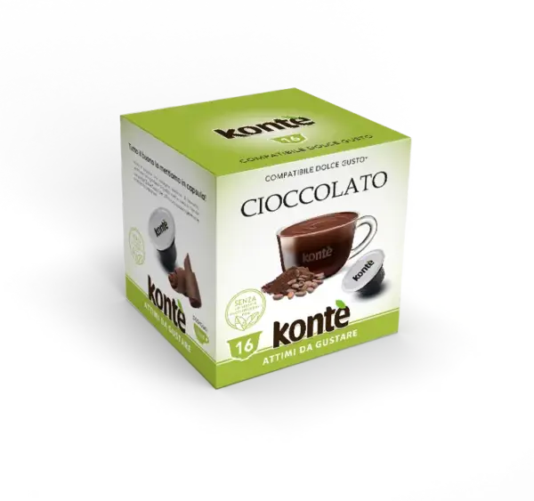 CAJA DE 16 CÁPSULAS DE CHOCOLATE COMPATIBLE CON DOLCE GUSTO